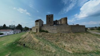 Vue panoramique — Château de Montrond-les-bains