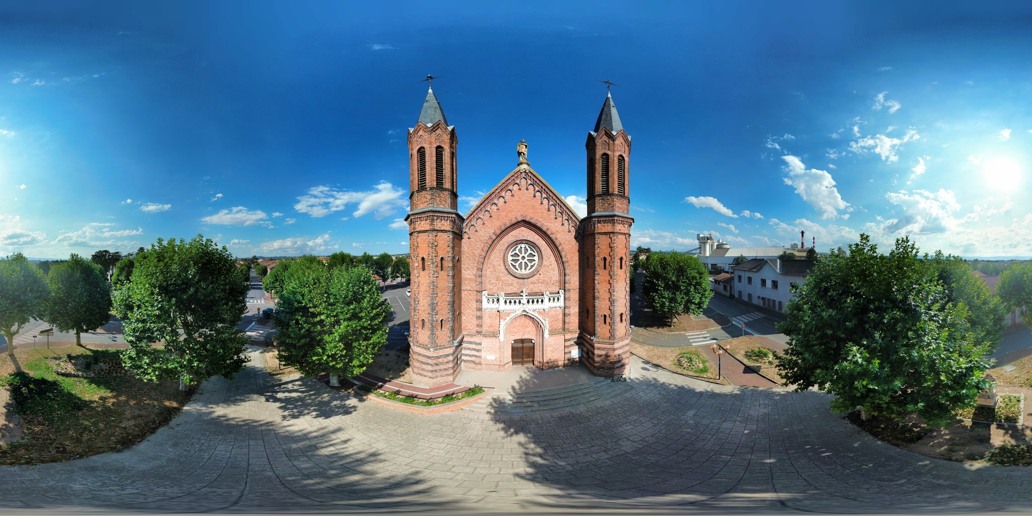 Vue panoramique — Eglise de Veauche