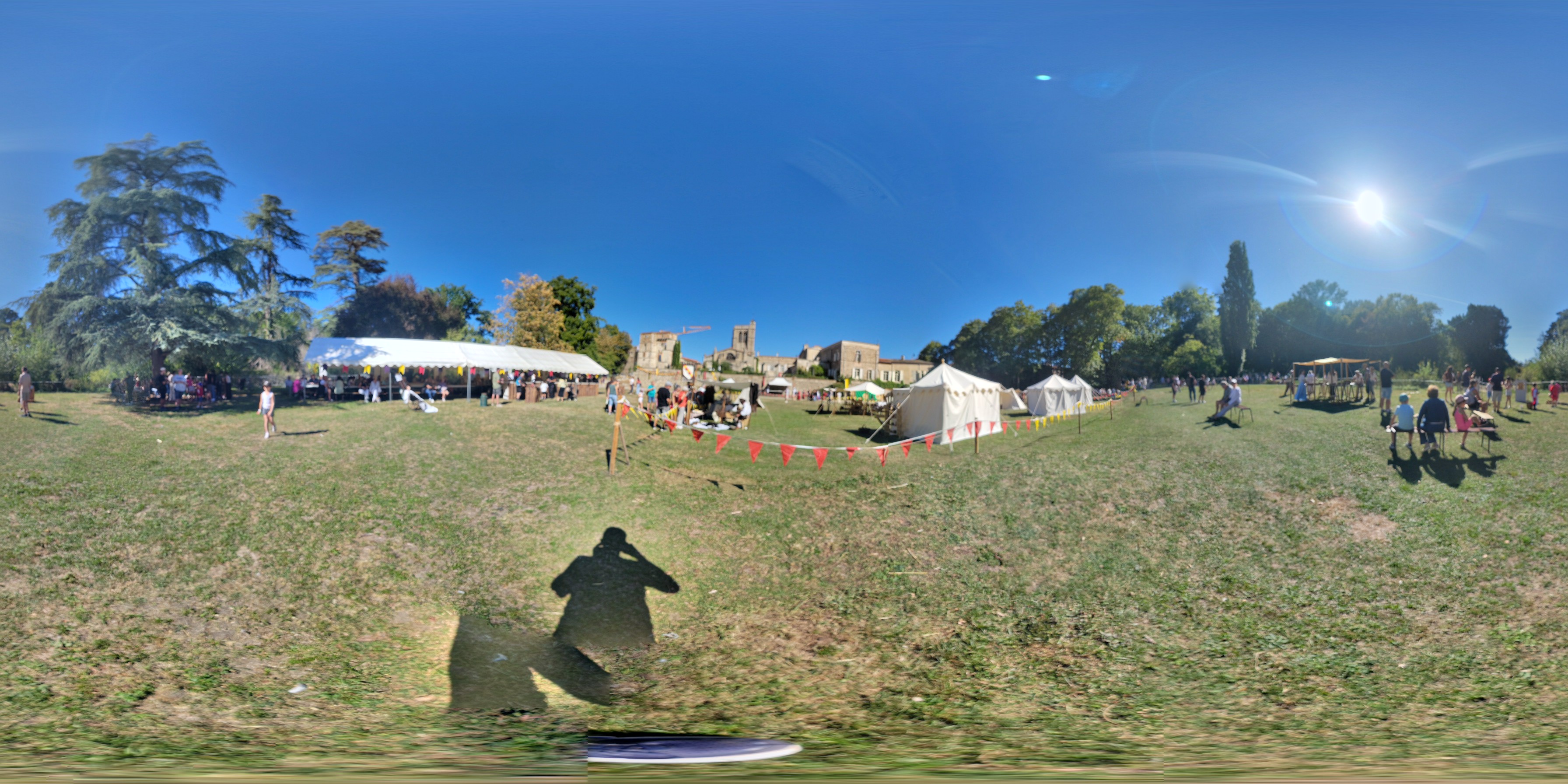 Vue panoramique — Fête médiévale