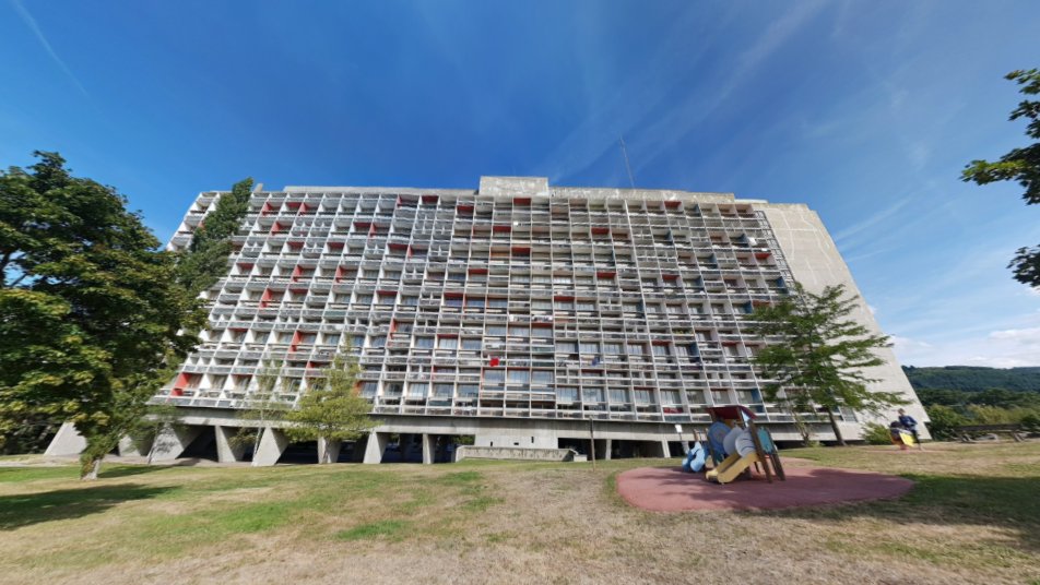 Vue panoramique — Unité d'habitations Le Corbusier